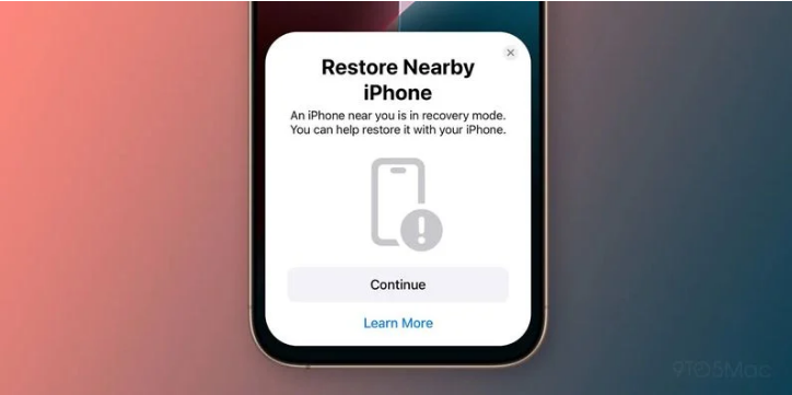 平和苹果手机维修分享iOS 18无线恢复功能可用另一部iPhone恢复变砖的iPhone 16 